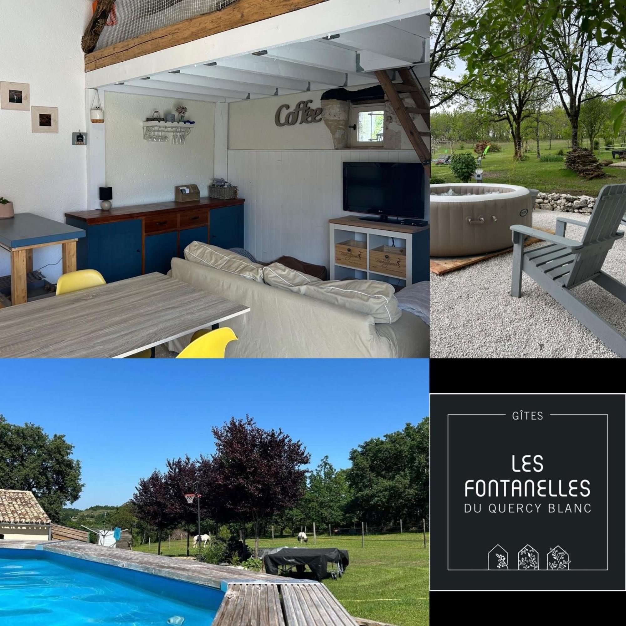 Вілла Les Fontanelles Du Quercy Blanc Montcuq Екстер'єр фото